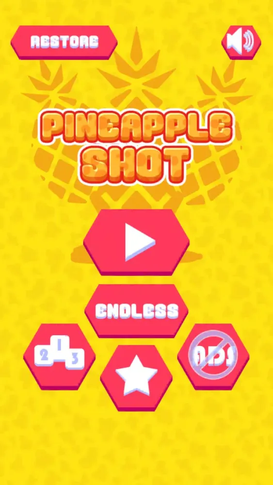 Tangkapan skrin Pineapple Shot - Endless Flicky Challenge