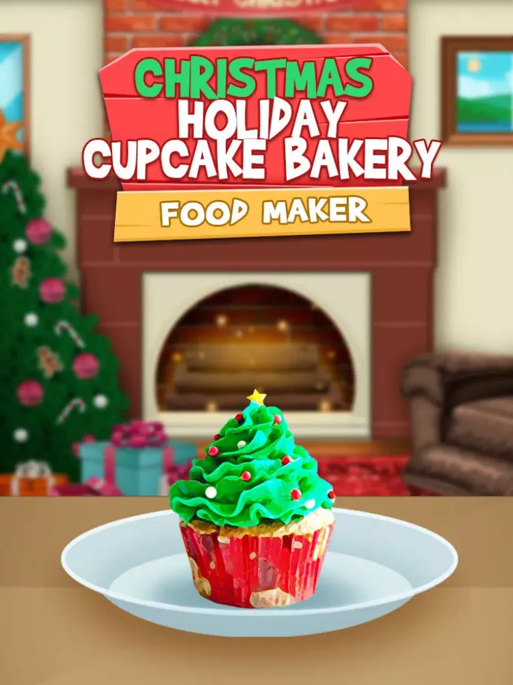 Awesome Christmas Holiday Cupcake Bakery - Food Maker iPad  স্ক্রিনশট
