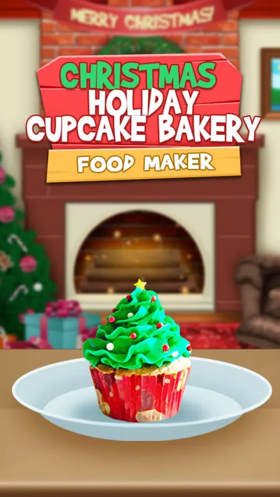 Awesome Christmas Holiday Cupcake Bakery - Food Maker স্ক্রিনশট