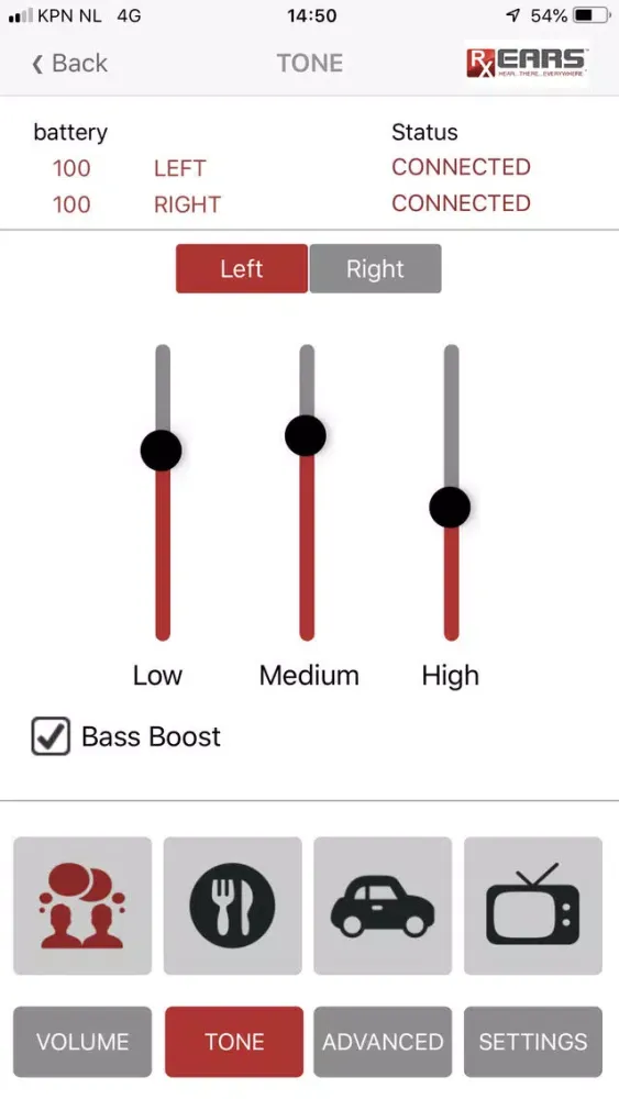 Скриншоты Easy Remote RXEars