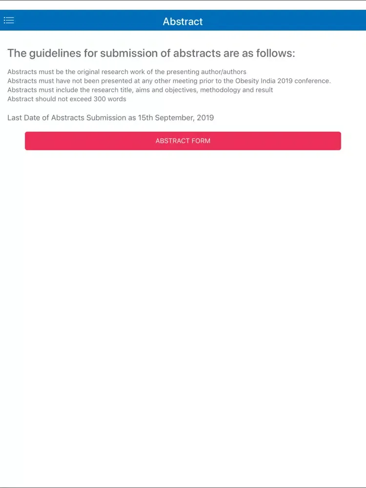 Obesity India 2019 iPad  Screenshots