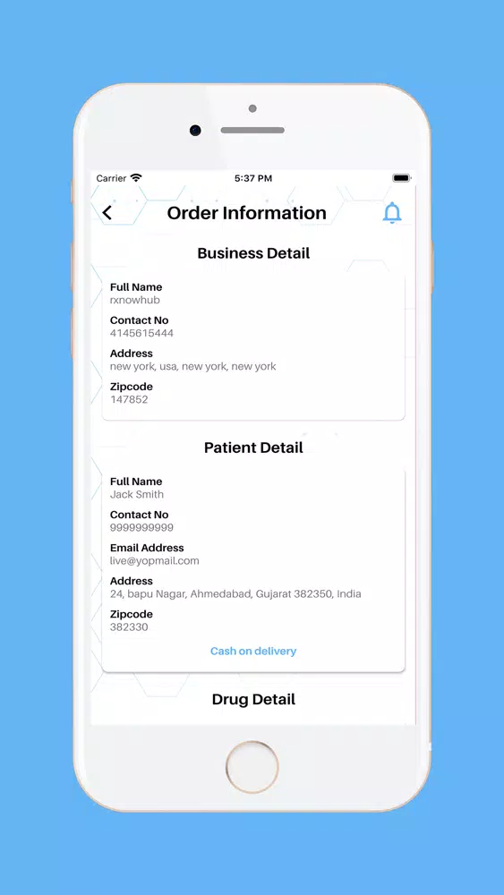RxNow Hub Delivery應用截圖