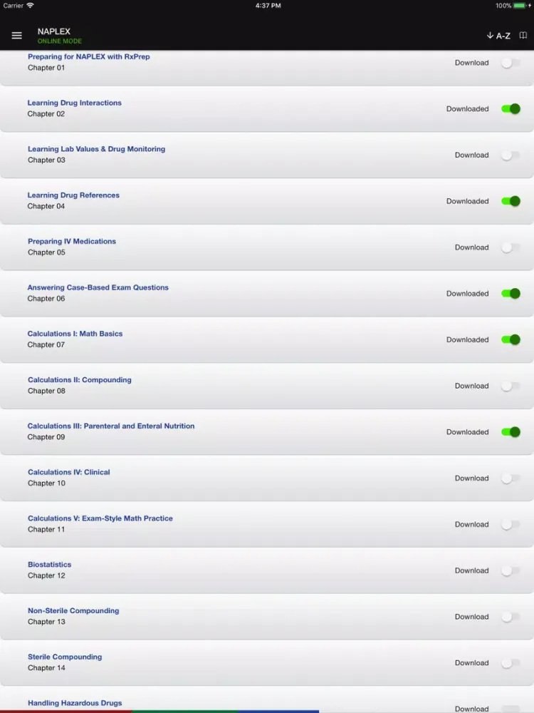 Tangkapan layar RxPrep Board Reviews iPad 