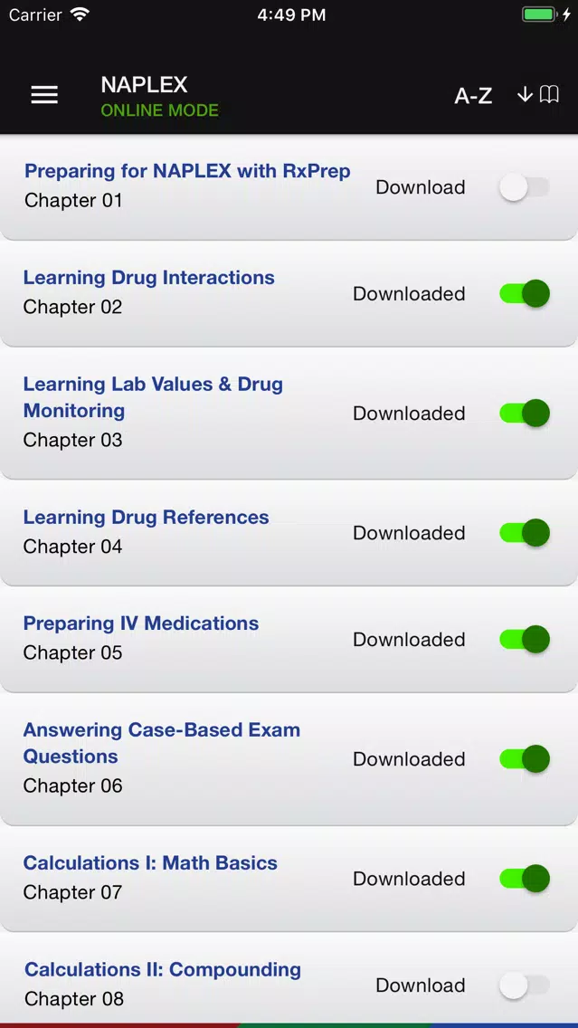 Screenshot di RxPrep Board Reviews