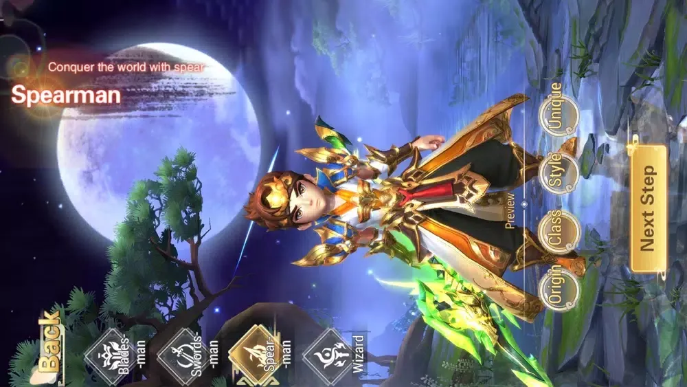 Tangkapan skrin Yong Heroes