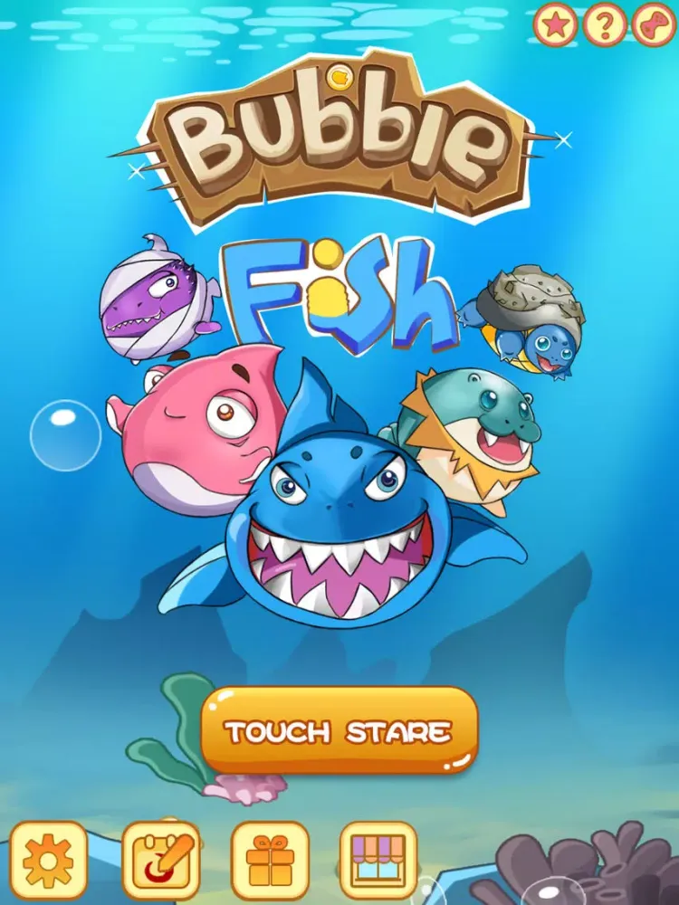 Capturas de tela do Bubble Fish：Underwater World iPad 