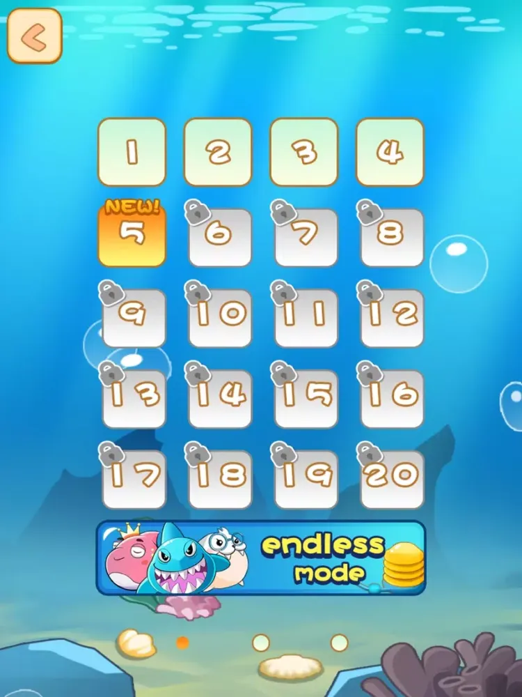 Capturas de tela do Bubble Fish：Underwater World iPad 