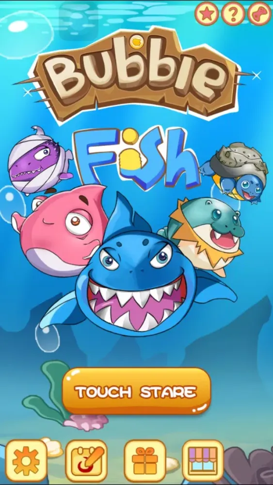 Capturas de tela do Bubble Fish：Underwater World