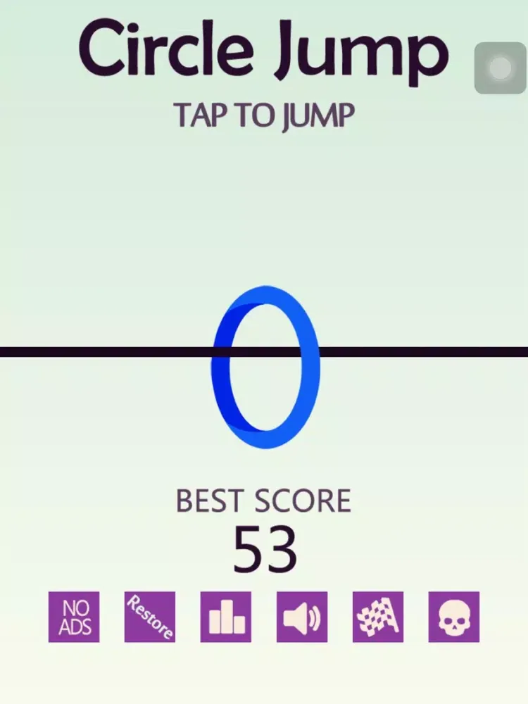 Screenshot di Circle Jump：圈圈快跳 iPad 