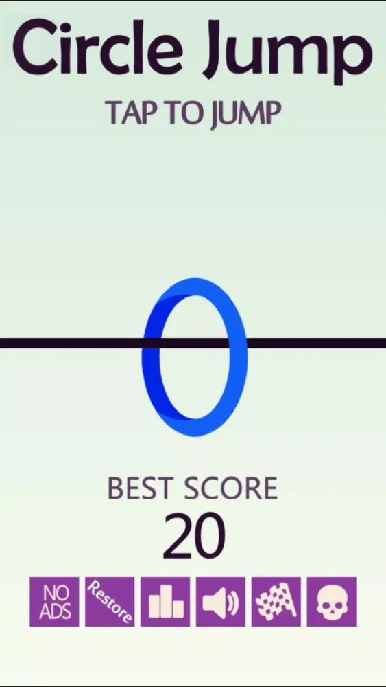 Screenshot di Circle Jump：圈圈快跳