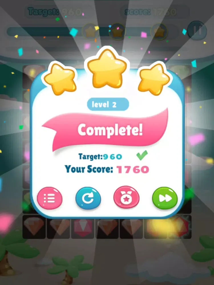 Ảnh chụp màn hình của Diamond Connection 2017 iPad 