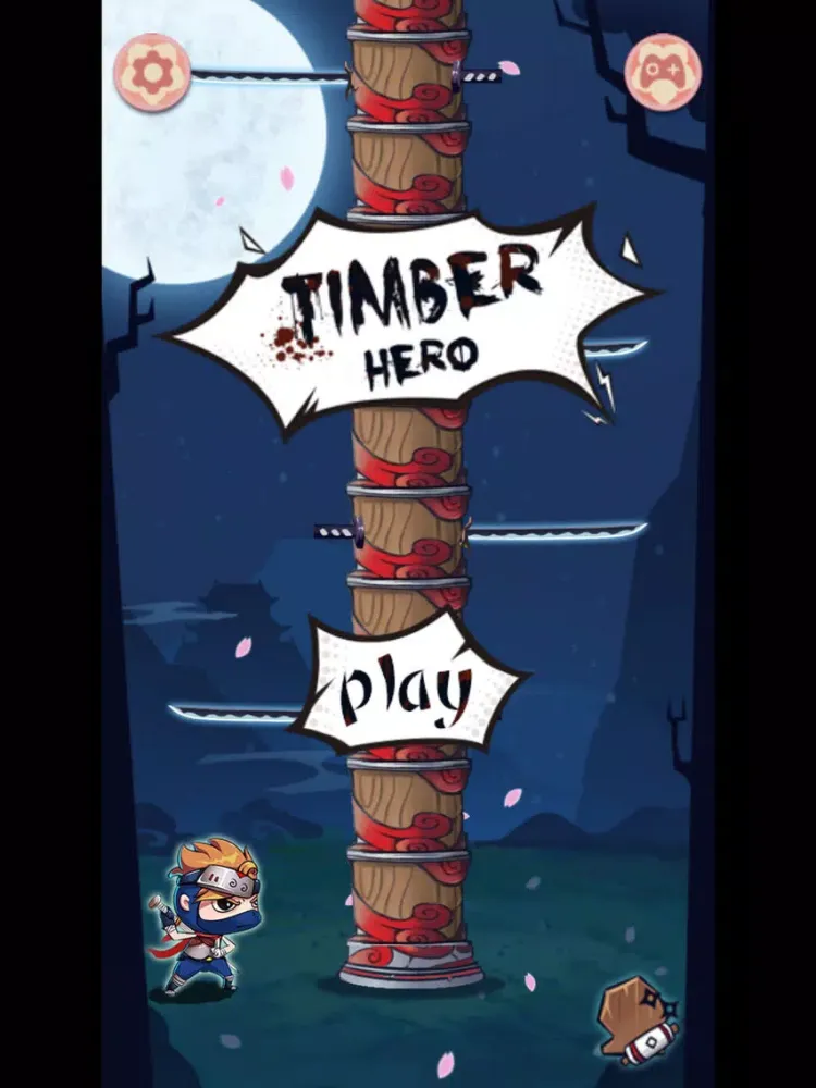 Timber Hero ! iPad  Ekran Görüntüleri