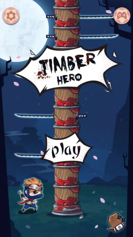 Timber Hero ! Ekran Görüntüleri