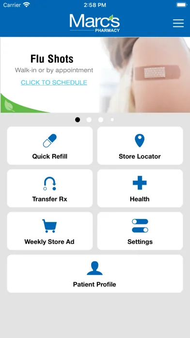 Marc’s Pharmacy Mobile App سکرین شاٹس