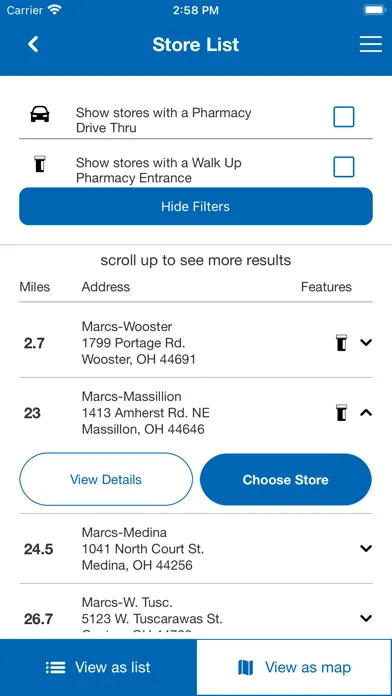 Marc’s Pharmacy Mobile App سکرین شاٹس