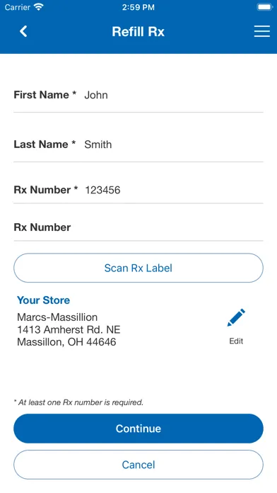 Marc’s Pharmacy Mobile App سکرین شاٹس
