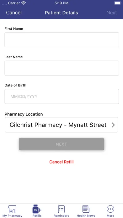 Captures d'écran de Gilchrist Pharmacy