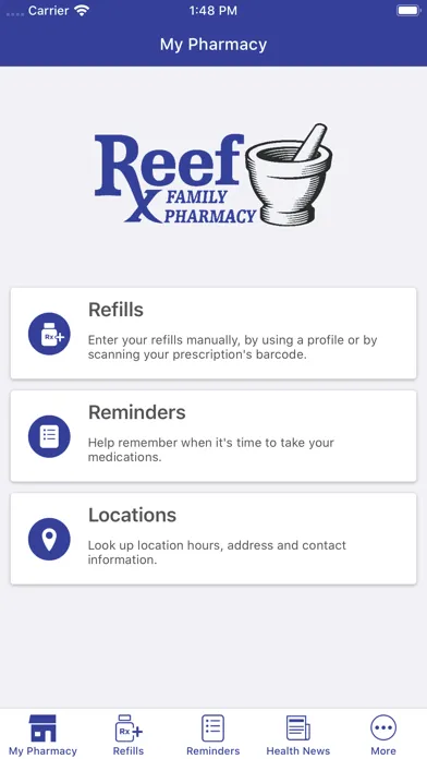 Capturas de pantalla de Reef Family Pharmacy