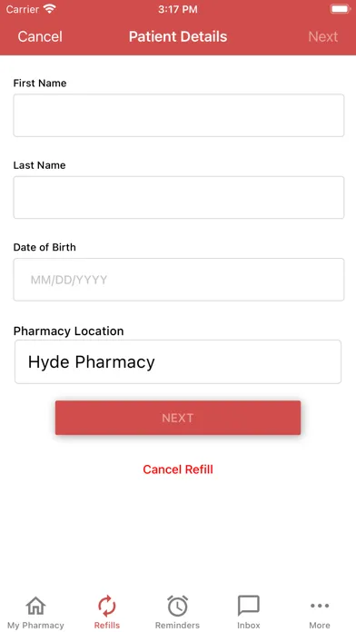 Capturas de tela do Hyde Pharmacy