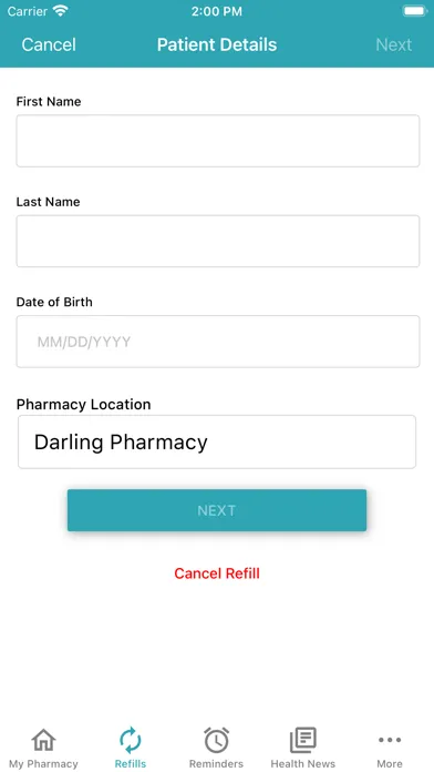 Tangkapan skrin Darling Pharmacy