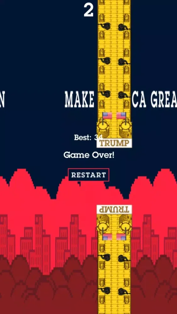 ภาพหน้าจอของ Trumpy Wall - Make War Great Again