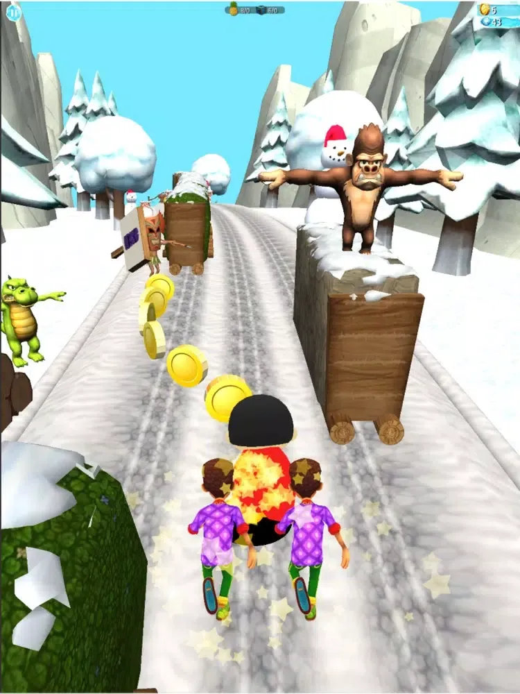 Ryan Subway Runner : xmas Run iPad  Ekran Görüntüleri