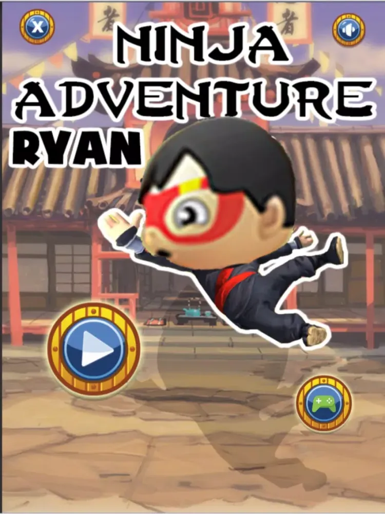 Tangkapan layar Ryan Super Ninja Adventure iPad 