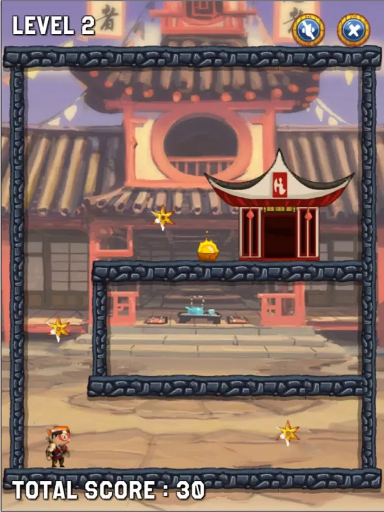 Tangkapan layar Ryan Super Ninja Adventure iPad 