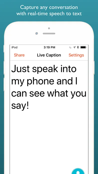 Captures d'écran de Live Caption