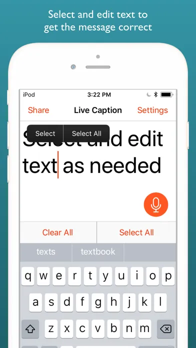 Captures d'écran de Live Caption