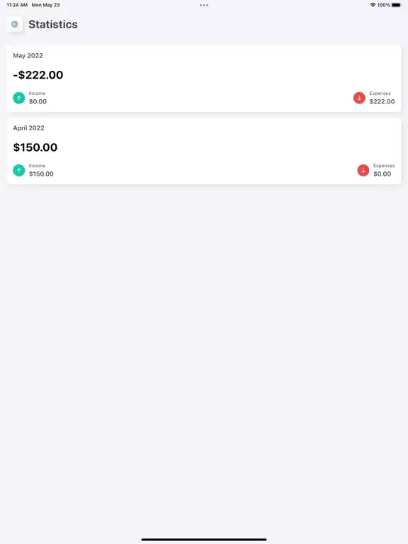 تصاویر Simple Spending Tracker iPad 