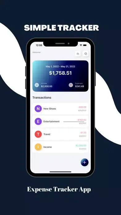 تصاویر Simple Spending Tracker