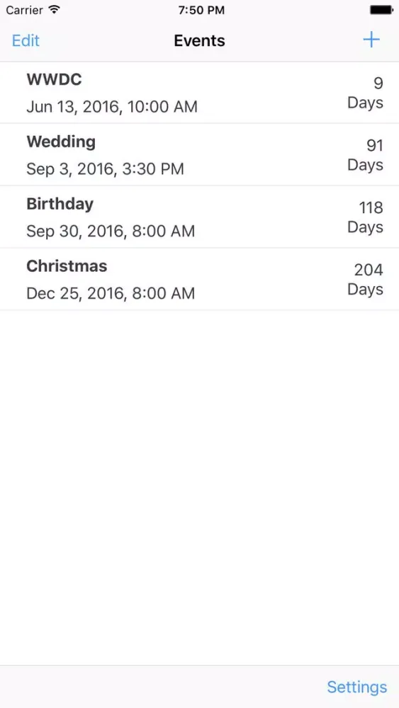 MyCntdwn Screenshots