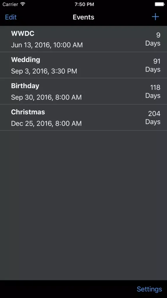 MyCntdwn Screenshots
