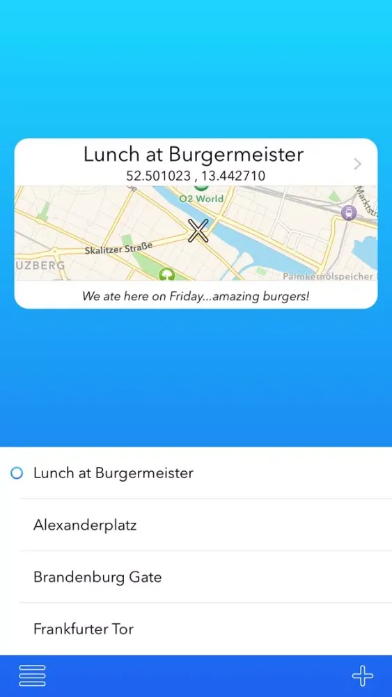 xMarker - The GPS Map Marker App スクリーンショット