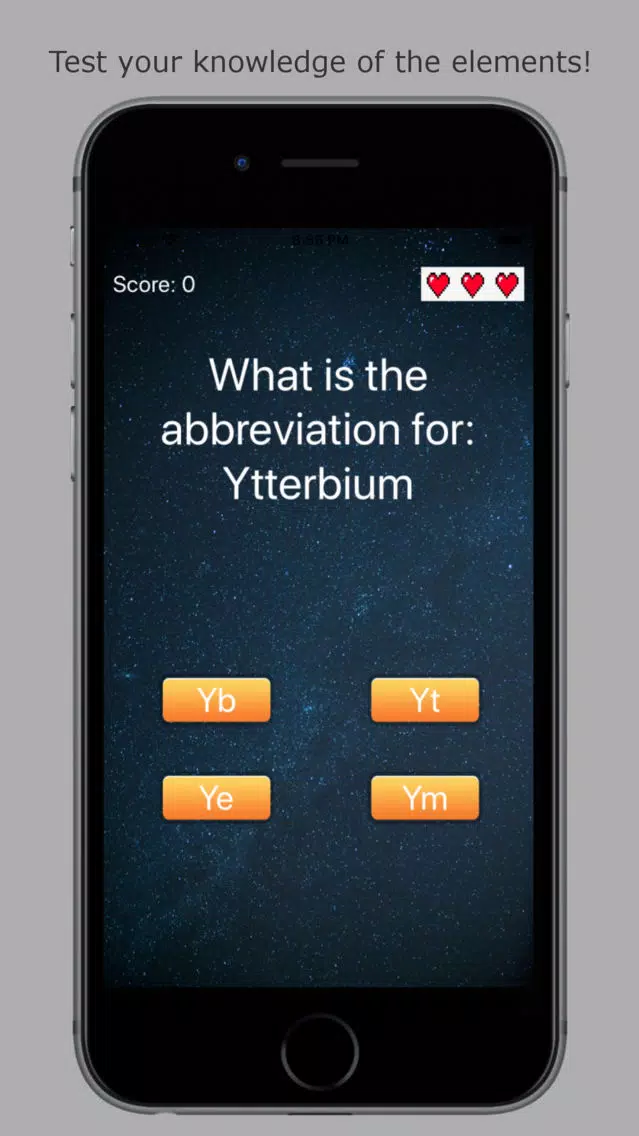 Periodic Quiz Screenshots