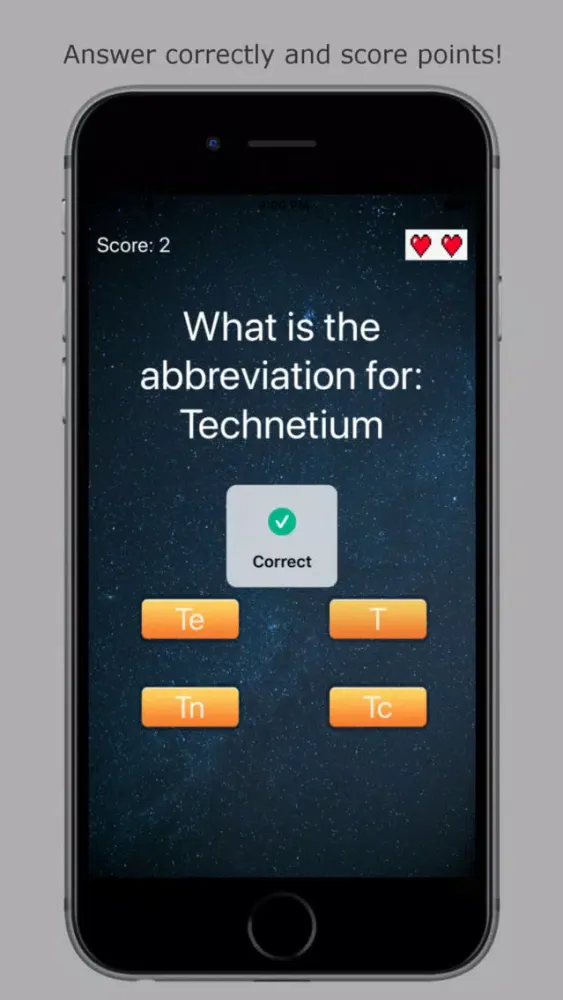 Ảnh chụp màn hình của Periodic Quiz