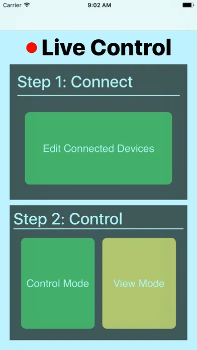 Zrzuty ekranu Live Camera Control