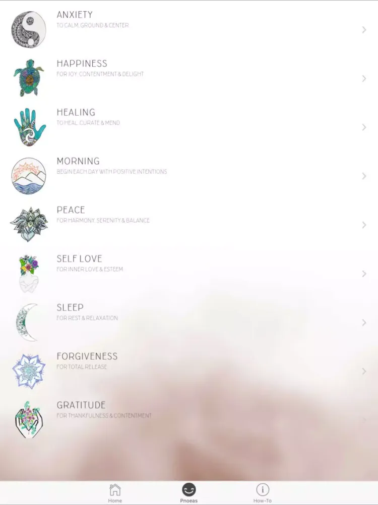 Screenshot di MindPnoea iPad 