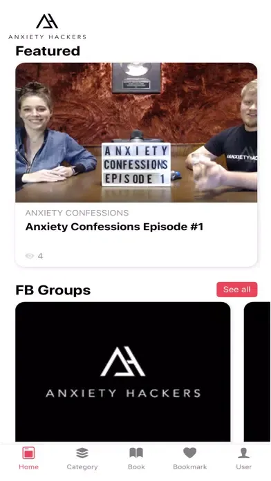 Tangkapan skrin Anxiety Hackers