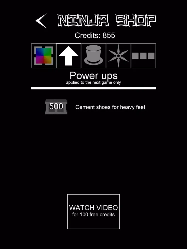 Capturas de tela do Ninja Descent iPad 
