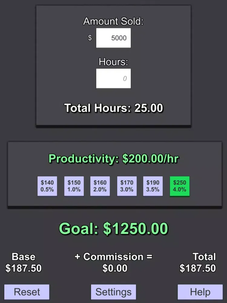 Скриншоты Ryan's Commission Calculator iPad 