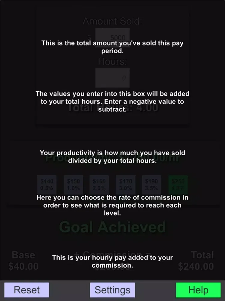 Скриншоты Ryan's Commission Calculator iPad 