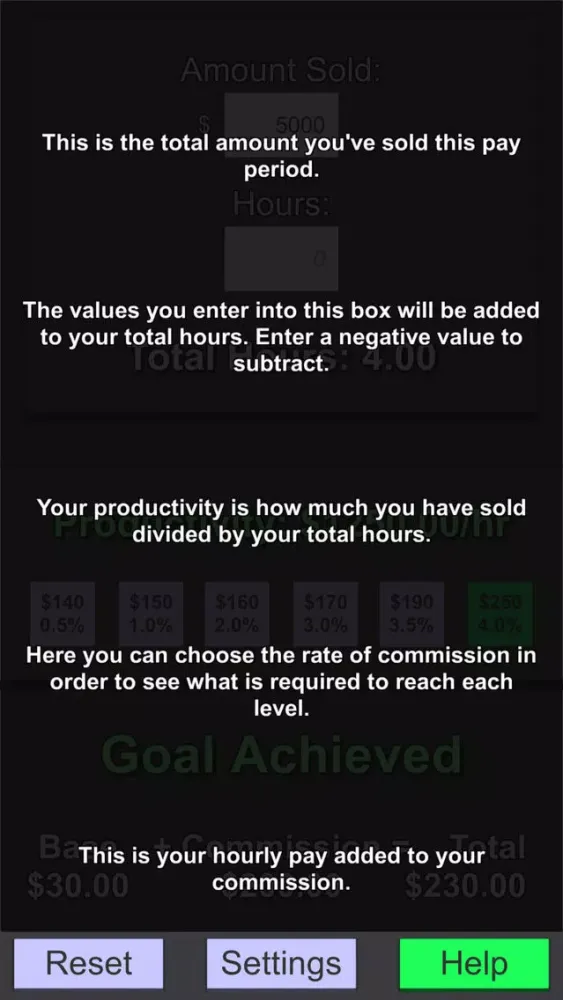 Скриншоты Ryan's Commission Calculator