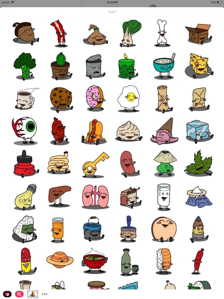 Tangkapan skrin Dudes & Dudettes Sticker Pack iPad 