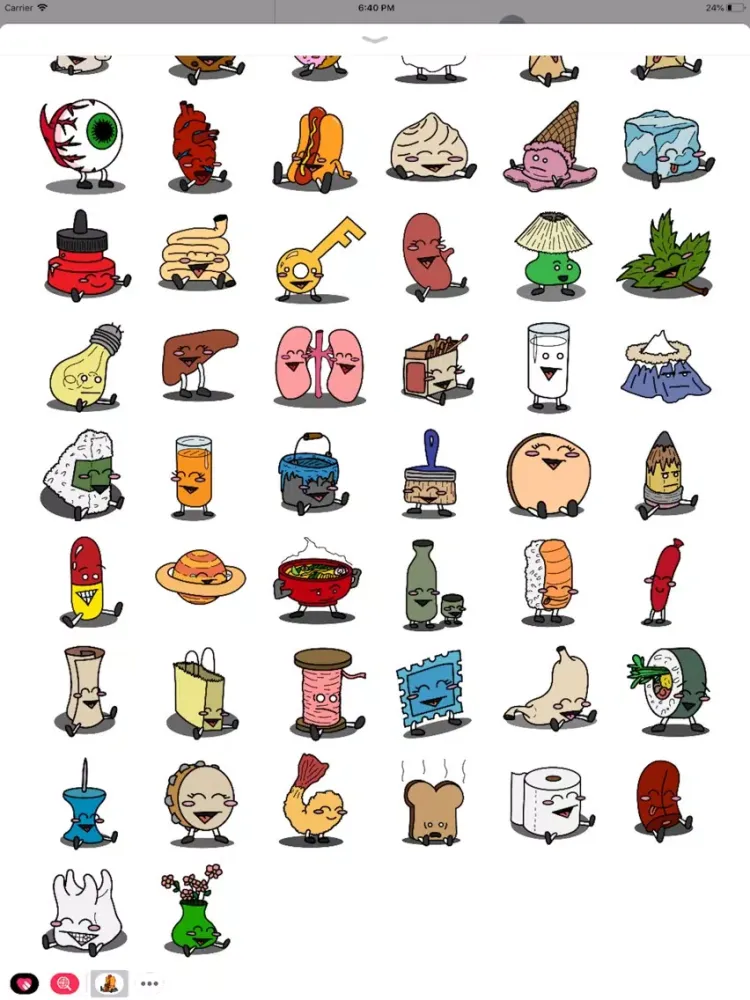 Tangkapan skrin Dudes & Dudettes Sticker Pack iPad 