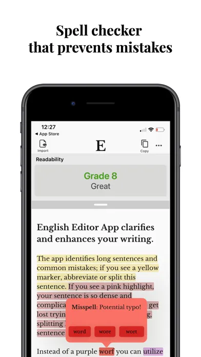 English Editor & Proofreading應用截圖
