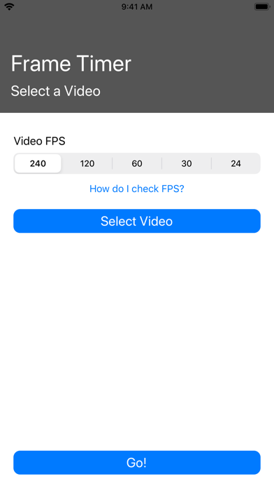 Frame Timer スクリーンショット