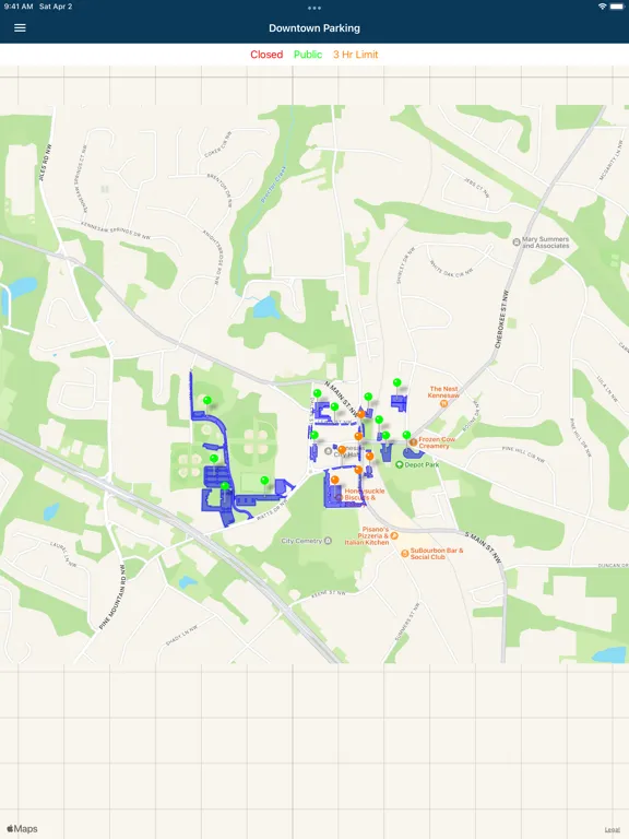 City of Kennesaw iPad 应用截图