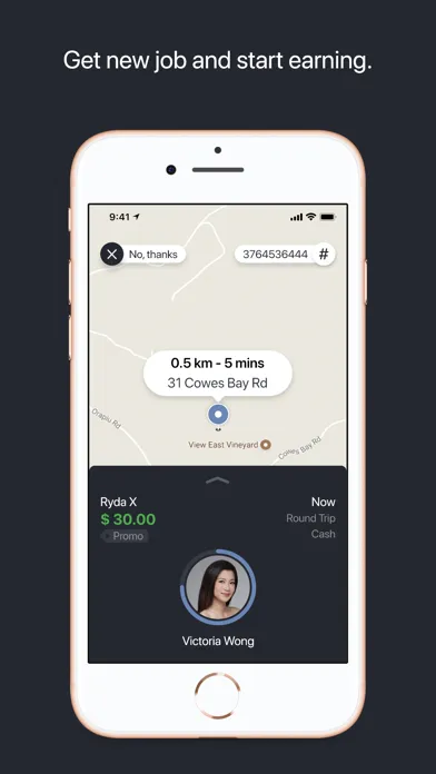 Ryda Driver-The driver's app Screenshots